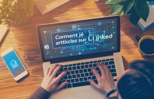 How do I distribute my articles on LinkedIn?
